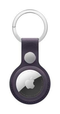Apple FineWoven AirTag‑sleutelhanger - Middernachtpaars ​​​​​​​