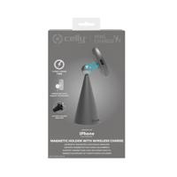 Celly MAGSTANDCHARGE oplader voor mobiele apparatuur Smartphone Zilver USB Draadloos opladen Binnen - thumbnail