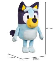 Spectron Bluey jumbo pluchen knuffel, 46cm - thumbnail