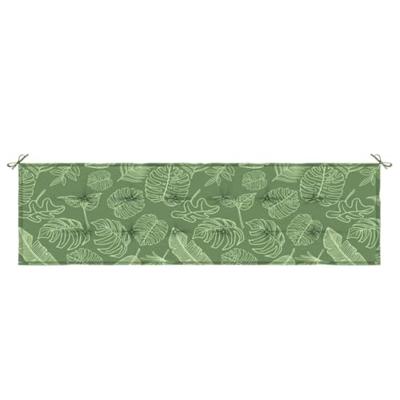Tuinbank Kussen Floral Groen 180 x 50 x 4 cm Oxford stof