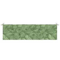 Tuinbank Kussen Floral Groen 180 x 50 x 4 cm Oxford stof - thumbnail