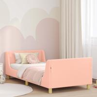 Bedframe voor kinderen met hoofdbord Roze 90 x 200 cm - thumbnail