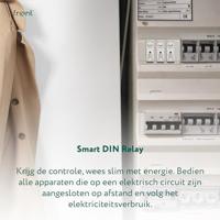 Frient Smart DIN Relay relais (Lichtgrijs, Zigbee) - thumbnail