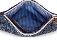 Pip Studio Pip Studio Charly Cosmetic Flat Pouch Medium Quilted Daisy Dreams Blue 24x1x15.5cm - thumbnail