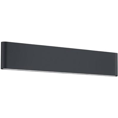 LED Tuinwandlamp 16W - Mat Antraciet Aluminium - Up & Down Verlichting