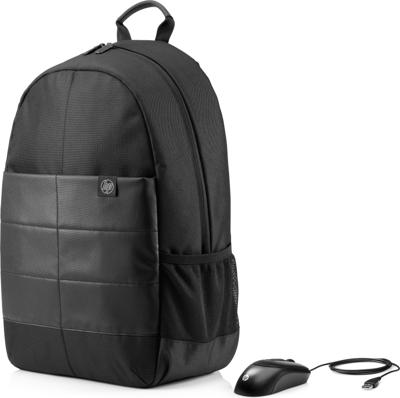 HP HP Classic Backpack - Notebook-Rucksack Laptoprugzak Geschikt voor max. (laptop): 39,6 cm (15,6) Zwart