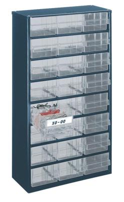 raaco Ladekast (l x b x h) 150 x 306 x 552 mm Aantal vakken: 24 Inhoud 1 stuk(s)