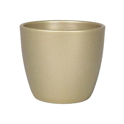 Floran bloempot boule 19,5x17 cm parelgoud Floran bloempot boule 19,5x17 cm parelgoud