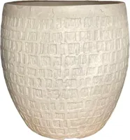 Terraliet Egg pot stockholm Ø44 cm Wit - thumbnail