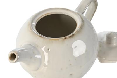 Theepot Home ESPRIT Wit Keramiek 850 ml