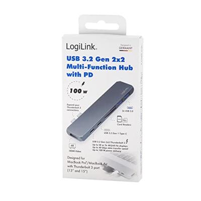 LogiLink UA0302 USB-C dockingstation Geschikt voor merk (dockingstation): Apple