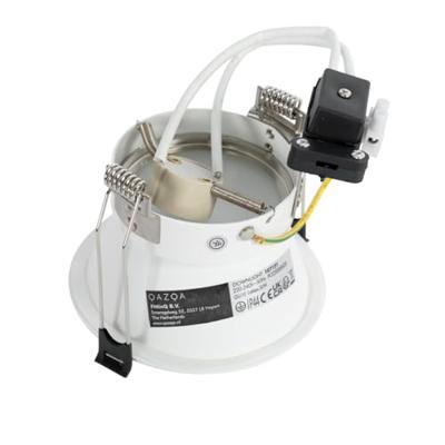 QAZQA Set van 12 inbouwspots wit GU10 70mm IP44 - Dept QAZQA Set van 12 inbouwspots wit GU10 70mm IP44 - Dept