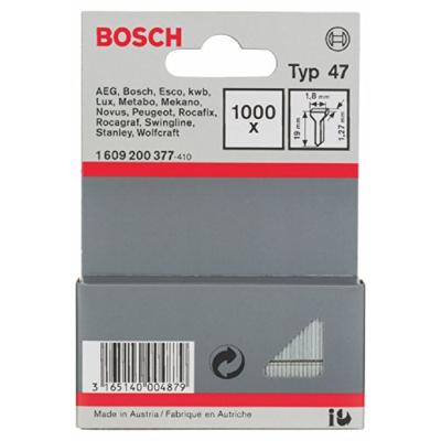 Bosch Accessories 1609200377 Nagels voor tacker Type 47 Afmeting, lengte 19 mm 1000 stuk(s)