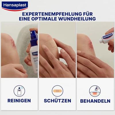 Hansaplast Pleisters Sensitive Strips - Donker