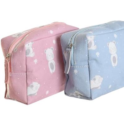 Reistasje DKD Home Decor Blauw Wit Groen Roze polialgodon osos 15 x 6 x 12 cm (2 Stuks) Reistasje DKD Home Decor Blauw Wit Groen Roze polialgodon osos 15 x 6 x 12 cm (2 Stuks)