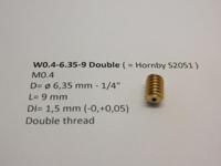 micromotor W0.4-6.35-9 Single wormwiel - thumbnail