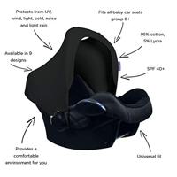 Dooky hoody/zonnekap dandelion Maat - thumbnail