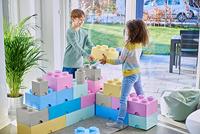 Room Copenhagen LEGO Storage Brick 1 rond Grijs opbergdoos - thumbnail