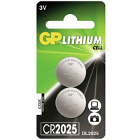 GP Knoopcel CR2025 3 V 2 stuk(s) Lithium GPCR2025 - thumbnail