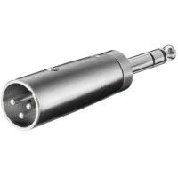 goobay XLR Adapter, AUX jack 6,35mm stereo male naar XLR male - thumbnail