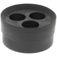 Wiska 10105950 MFD 16/05/020 Meervoudig dicht-inzetstuk Slagvast, Met trekontlasting M16 Kunststof Zwart (RAL 9005) 25 stuk(s) - thumbnail