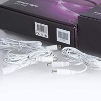 Wicked Chili 5 m verlengkabel DC compatibel met Philips HUE Lightstrip Plus (White and Color Ambiance) V3 en V4 (paarse verpakking) voor netadapter S020YM2400083, wit - thumbnail