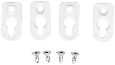 Hammond Electronics 1556FOOTWH-4 Montagevoet ABS kunststof Wit (l x b x h) 51 x 51 x 5 mm 4 stuk(s)