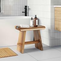 Badkamer Kruk Naturel 50 x 30 x 45 cm Natuurlijk Hout - thumbnail