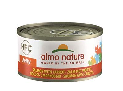 Almo Nature HFC Natural kattenvoer in gelei zalm & wortel 70g