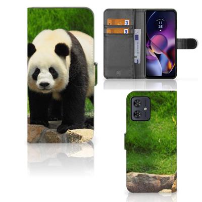 Motorola Moto G54 | Telefoonhoesje | Met pasjeshouder | Panda Motorola Moto G54 | Telefoonhoesje | Met pasjeshouder | Panda