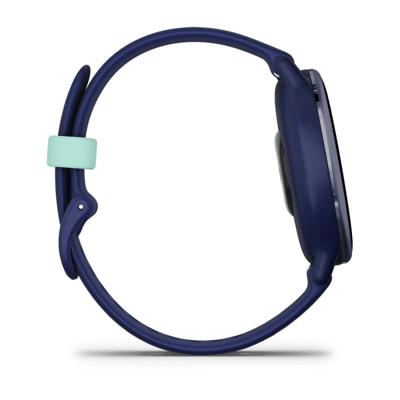 Verbonden GPS-horloge - GARMIN - Vivoactive 5 - WiFi - 30,4 mm (1,2) - Metallic blauw met blauwe band