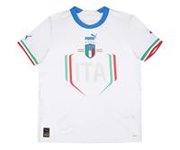 Italië Shirt Uit Junior 2022-2023 - Maat 140 - Kleur: Wit | Soccerfanshop - thumbnail