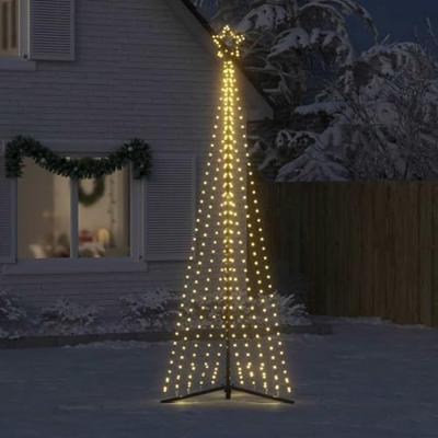 LED-kerstboom 495 LEDs warm wit 300,5 cm - thumbnail