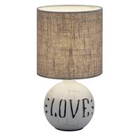 Trio Landelijke schemerlampEsna Love 16cm grijs - R50661025 - thumbnail