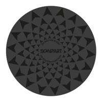 Scanpart Speed Inductiemat Set 2x20/2x26 cm Zwart - thumbnail