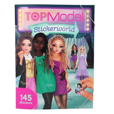 TOPModel stickerboek Stickerworld meisjes 33 x 25 cm papier