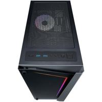 Azza APOLLO 430B DF2 computerbehuizing Midi ATX Tower Zwart, Transparant - thumbnail
