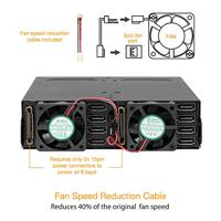 Icy Dock MB998SP-B opslagbehuizing 8x2,5 SATA behuizing voor 5,25 extern - thumbnail