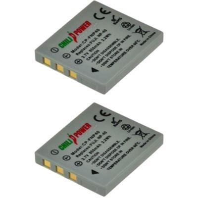 ChiliPower NP-40 accu voor Fujifilm - 850mAh - 2-Pack