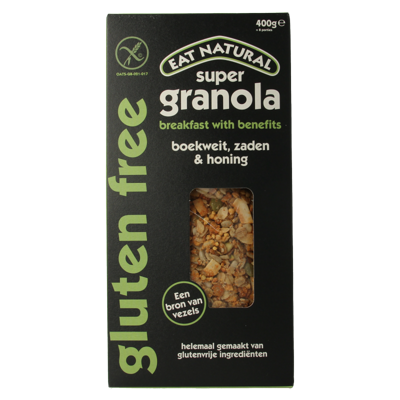 Eat Natural Granola boekweit 400 Gram Eat Natural Granola boekweit 400 Gram
