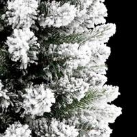 Kunstkerstboom met 300 LED Wit 210 cm PVC en Metaal en Plastic - thumbnail