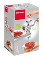 Metaltex Kitchen Helpers Jack 3in1 Vleesmolen 14x10x26 cm Aluminium - thumbnail