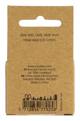 Creativ Company Kralen van agaat, d 6+8+10 mm, gatgrootte 0,9-1 mm, ca. 28 stuk, transparant grijs, 28 stuk/ 1 doos