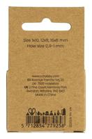 Creativ Company Kralen van agaat, d 6+8+10 mm, gatgrootte 0,9-1 mm, ca. 28 stuk, transparant grijs, 28 stuk/ 1 doos - thumbnail