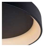 Lucide TALOWE LED - Plafonnière - Ø 30 cm - LED Dimb. - 1x20W 3000K - Zwart - thumbnail