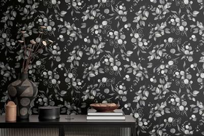 AS Creation Pure Elegance - Zwart - Blätter - 397685