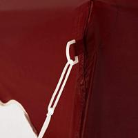 Vouwbare Partytent Capri 3x3m Wijnrood - thumbnail