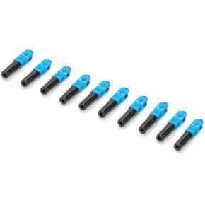 Digitus DN-FC-9100 Stekkerset voor glasvezelkabels Zwart, Blauw 10 stuk(s)