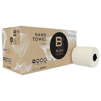 Handdoekrol BlackSatino PT50 Original 2-laags 175m wit 307194