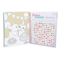 Topmodel Cake & Bake Kleurboek Met Pailletten - thumbnail